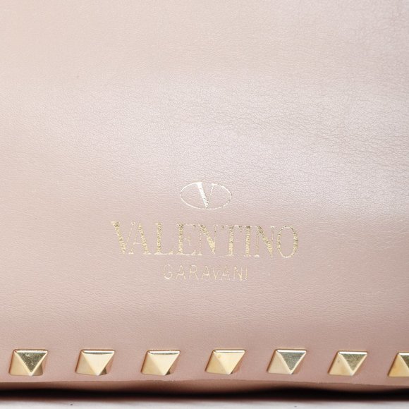 Valentino Garavani Small Rockstud Mauve Tote Bag - Picture 8 of 13